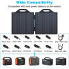 Big Blue 100 watt Portable Solar Panels with Kickstand Good For Outdoor Camping and Emergencies Raleigh Durham 